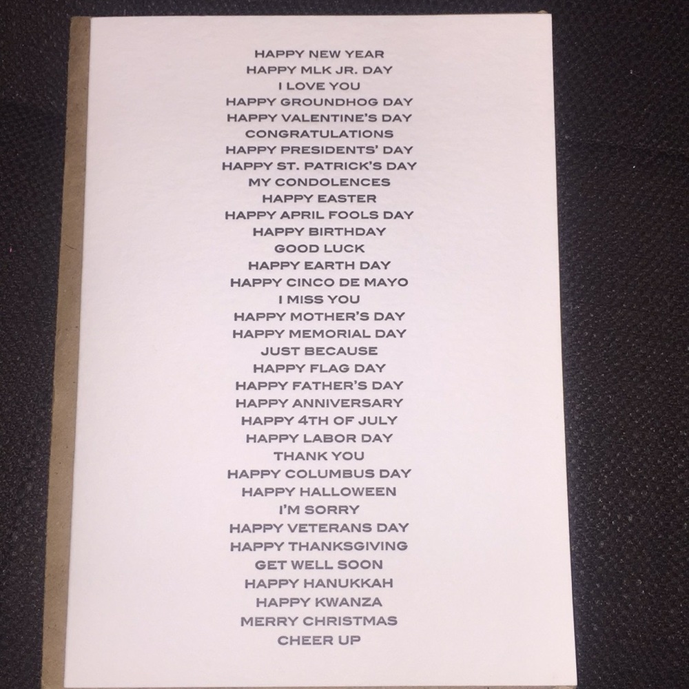 Happy Everything Greeting Card